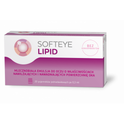 Softeye Lipid, 20 pojemników jednodawkowych po 0,3 ml