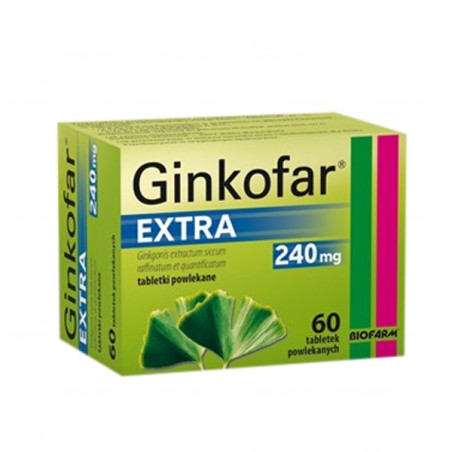 Ginkofar Extra 240mg - 60 tabletek