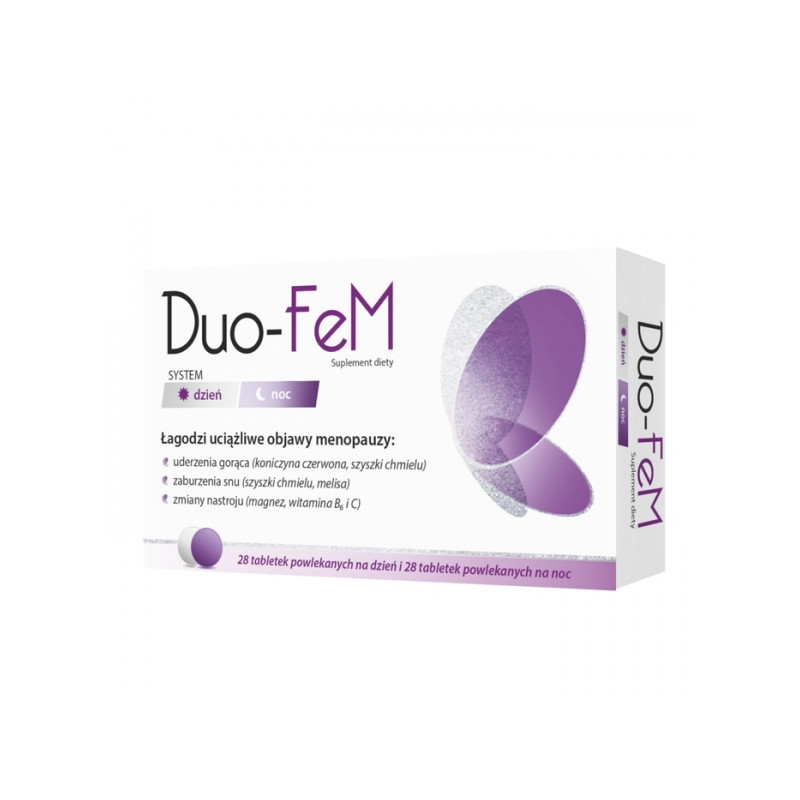 DUO-FeM 28 tabletek na dzień + 28 tabletek na noc