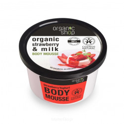 ORGANIC SHOP Mus do ciała Truskawkowy jogurt 250ml
