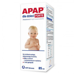 Apap dla dzieci Forte 40mg/ml zawiesina doustna 85ml