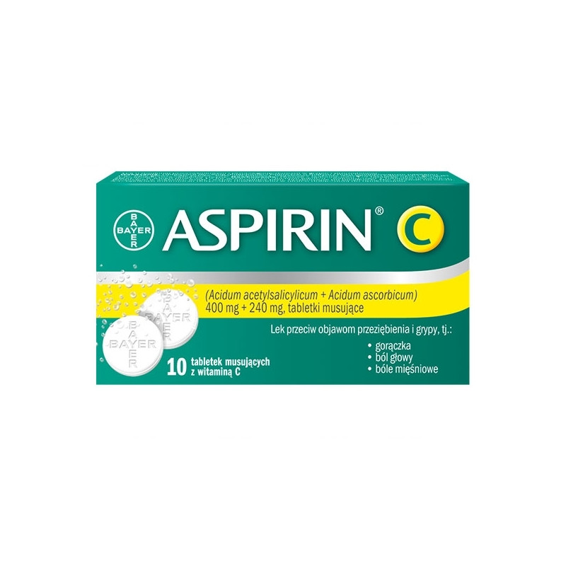 Aspirin C 10 tabletek