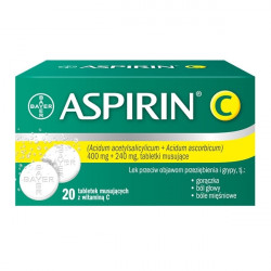 Aspirin C 20 tabletek