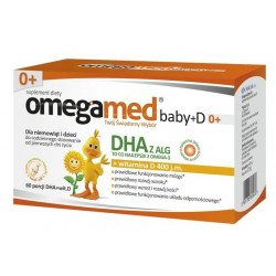 Omegamed Baby +D 0+ 60 kapsułek