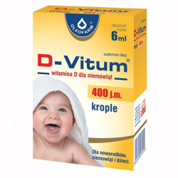 D-Vitum Witamina D 400 j.m. dla niemowląt krople 6ml