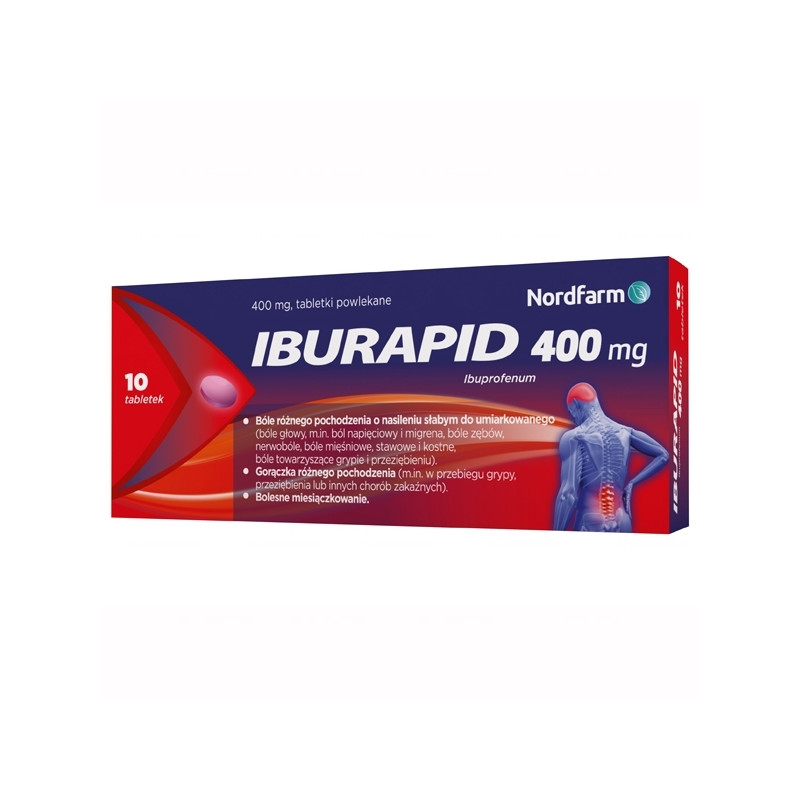 Iburapid 400 mg x 10 tabletek