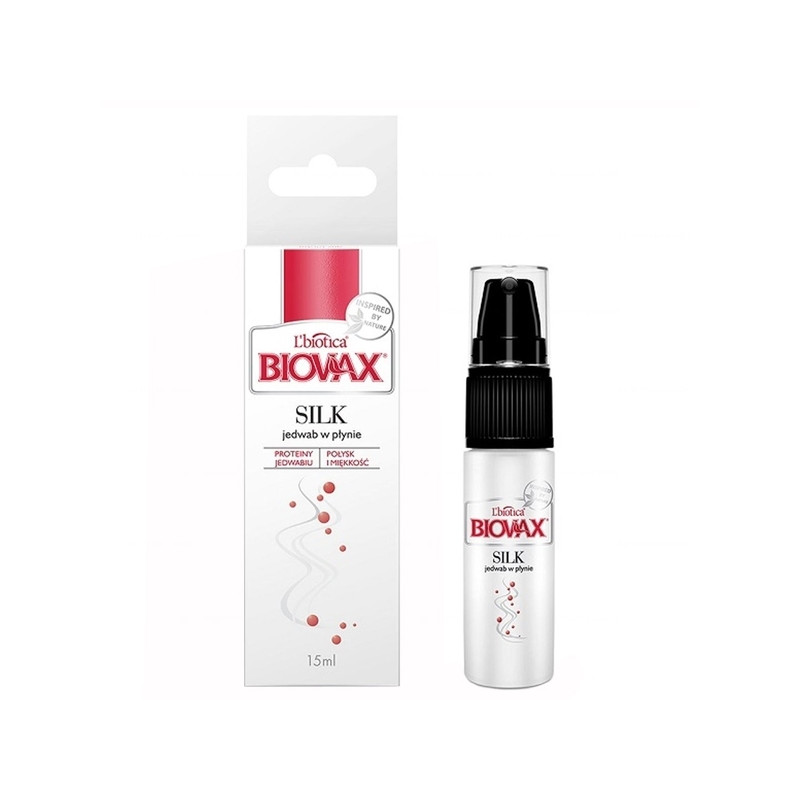 L'Biotica Biovax Jedwab do włosów 15ml