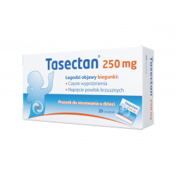 Tasectan 250mg Proszek na biegunkę dla dzieci i niemowląt 20 saszetek
