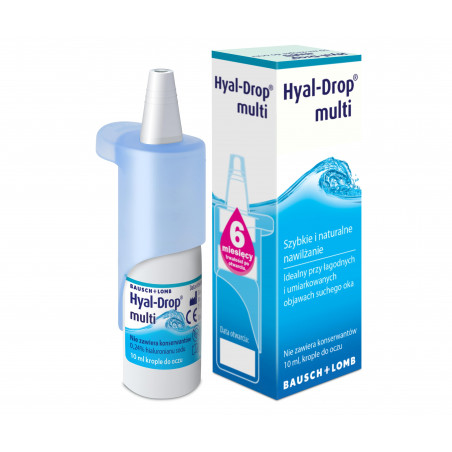 Hyal Drop Multi krople do oczu i soczewek nawilżające 10 ml