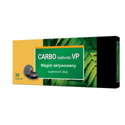 CARBO VP węgiel aktywowany 20 tabletek