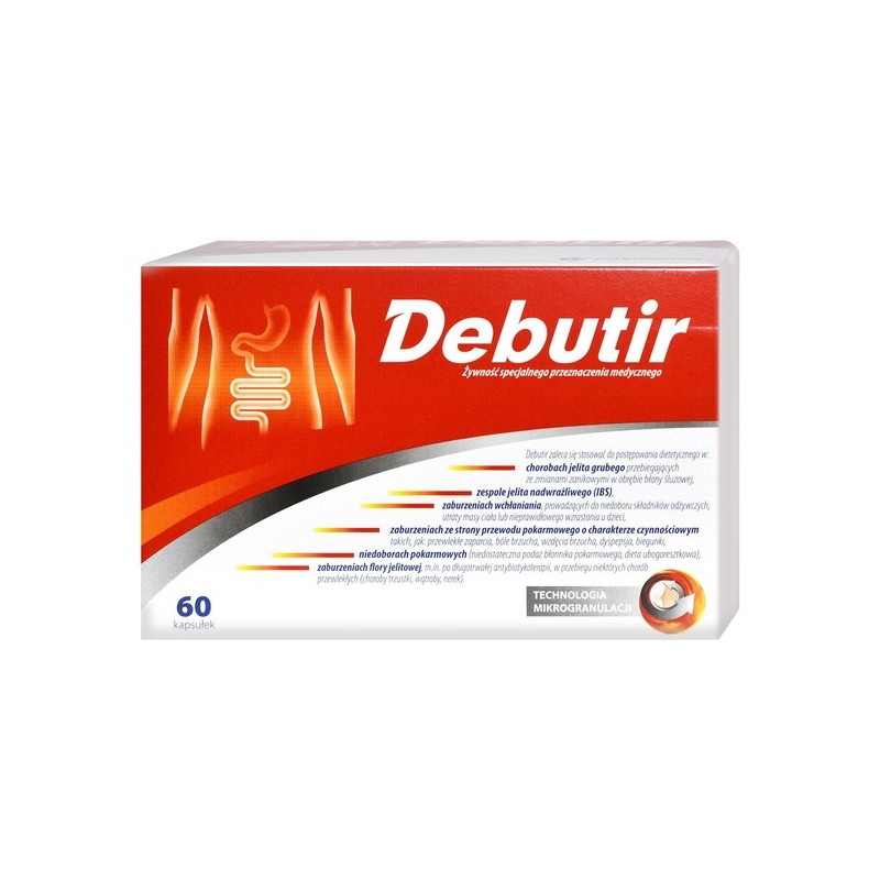 Debutir kaps. 60 kaps.