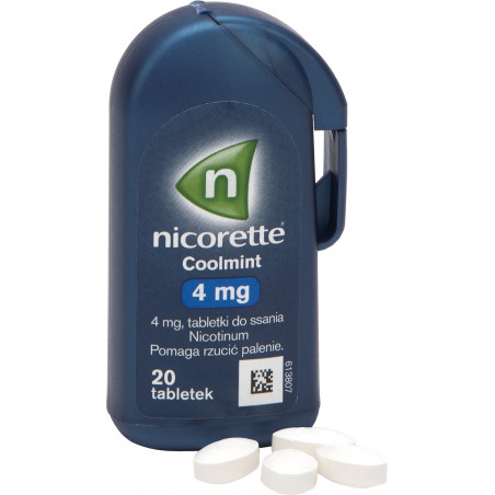 Nicorette Coolmint 4mg 20 tabletek do ssania