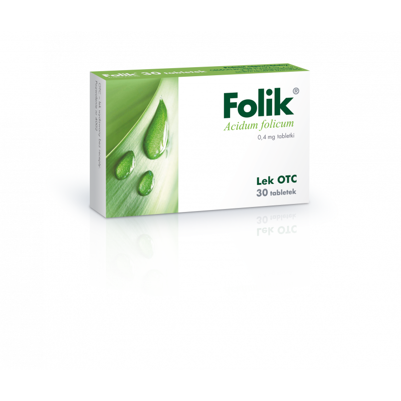 Folik 0.4 mg x 30 tabletek