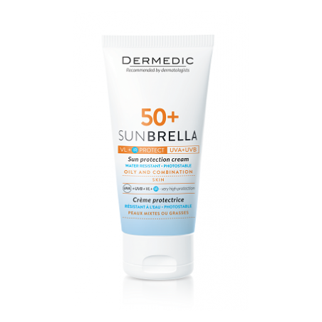 Dermedic Sunbrella krem ochronny SPF 50+ skóra tłusta i mieszana 50ml
