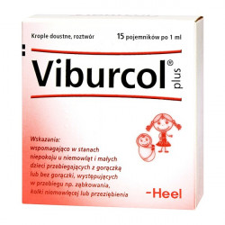 HEEL Viburcol Plus Krople doustne roztwór 15x1ml