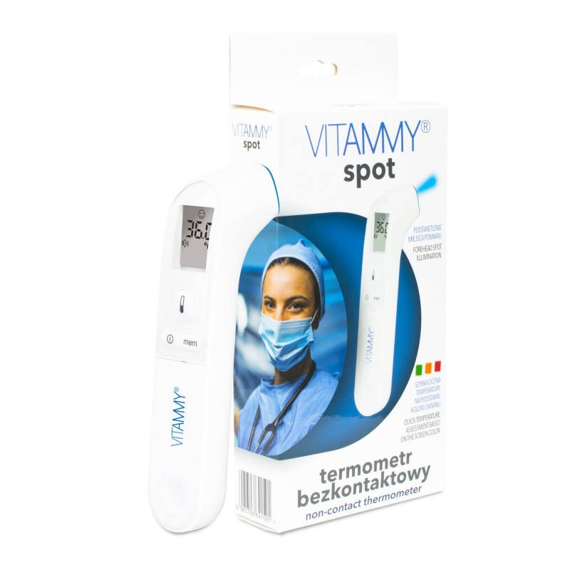 Vitammy Spot Elektroniczny Termometr Bezkontaktowy 1 sztuka
