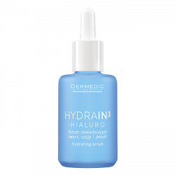Dermedic Hydrain3 Hialuro Serum nawadniające twarz, szyję i dekolt 30ml