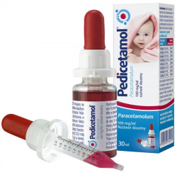 Pedicetamol 100mg/ml Roztwór doustny dla dzieci i niemowląt od urodzenia 30ml