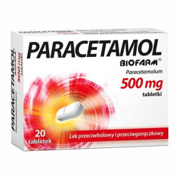 Paracetamol Biofarm 500mg 20 tabletek