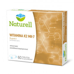 NATURELL Witamina K2 MK-7 60 tabletek 01.07.2020 r.
