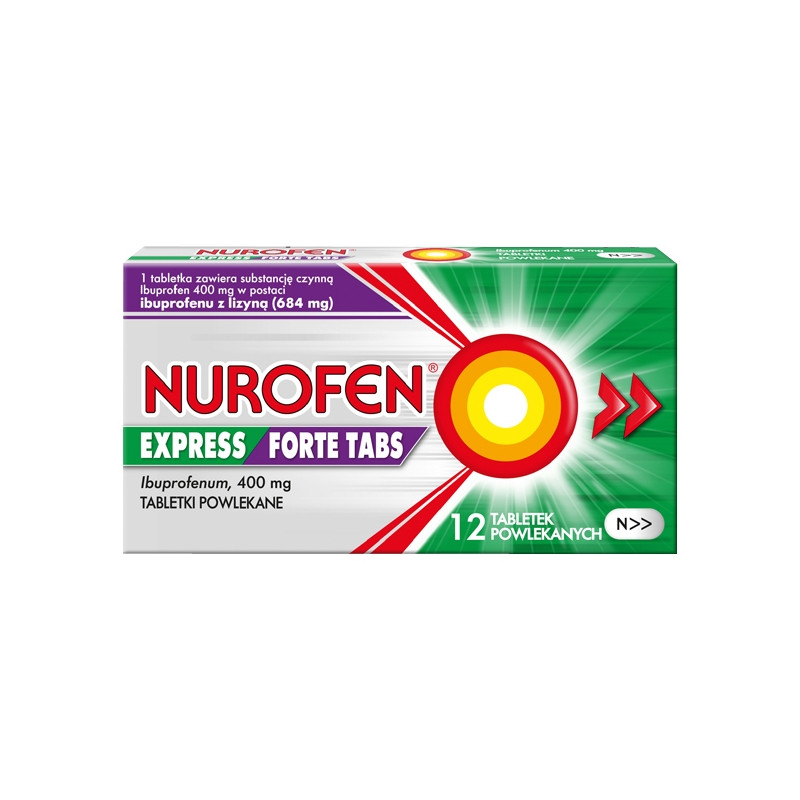 Nurofen Express Forte 400mg 12 tabletek