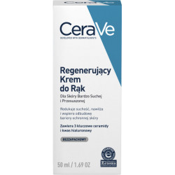 CeraVe Regenerujący Krem do Rąk z ceramidami do skóry suchej i bardzo suchej 50ml