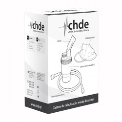 Zestaw do nebulizacji CHDE dla dzieci 4 części (zestaw nebulizatora (N1), ustnik, maskę dla dzieci, przewód powietrza)
