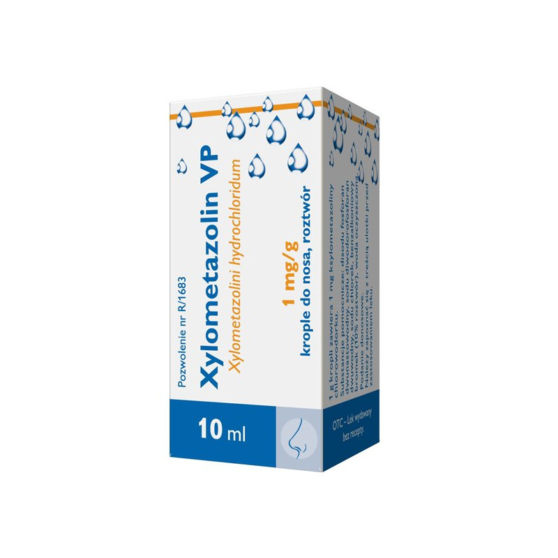 Xylometazolin VP Krople do nosa 1mg/ml 10ml 31.10.2020r.
