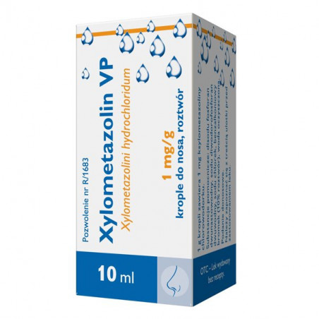 Xylometazolin VP Krople do nosa 1mg/ml 10ml 31.10.2020r.