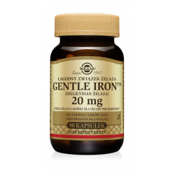 SOLGAR Gentle Iron (diglicynian żelaza) 90 kapsułek