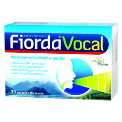 Fiorda Vocal Smak owoców leśnych 30 pastylek