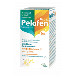 Pelafen® Baby 6m+ Smak owocowy 20 kapsułek
