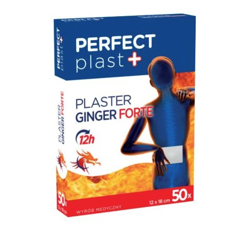 Perfect Plast Plaster Ginger Forte 12x18cm 1 sztuka