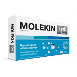 Molekin Cynk 15mg 30 Tabletek