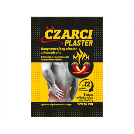 Plaster rozgrzewające CZARCI PLASTER 12x18cm 1 sztuka