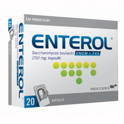 Enterol 250 mg 20 kapsułek
