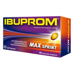 Ibuprom Max Sprint 400mg 40 kapsułek