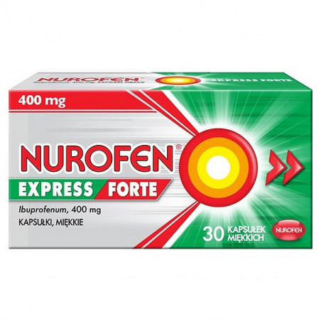 Nurofen Express Forte 400mg 30 kapsułek