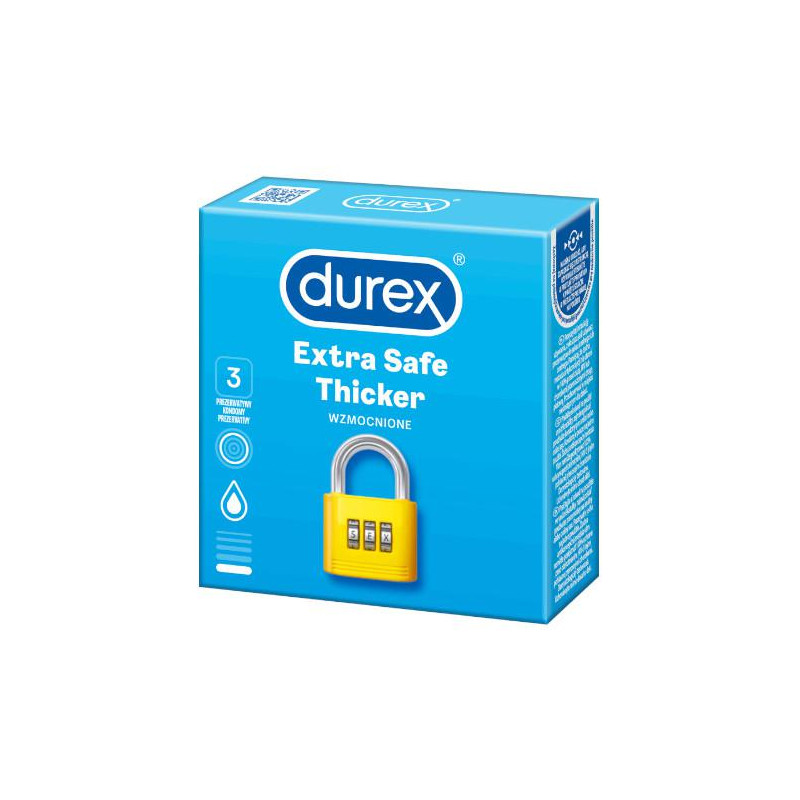 Durex Extra Safe Prezerwatywy 3 sztuki
