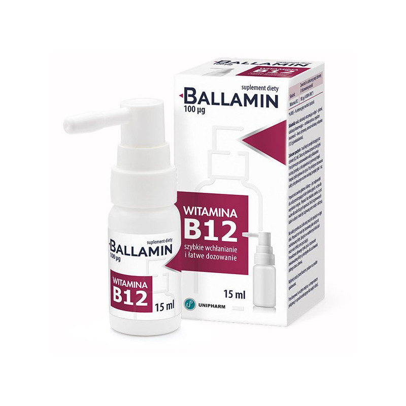 Ballamin Witamina B12 100µg Aerozol doustny 15ml