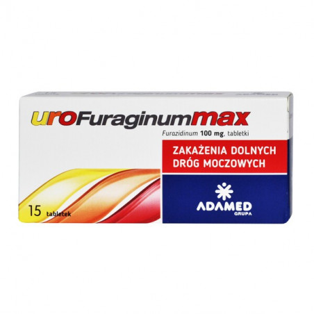 Urofuraginum Max 100mg 15 tabletek