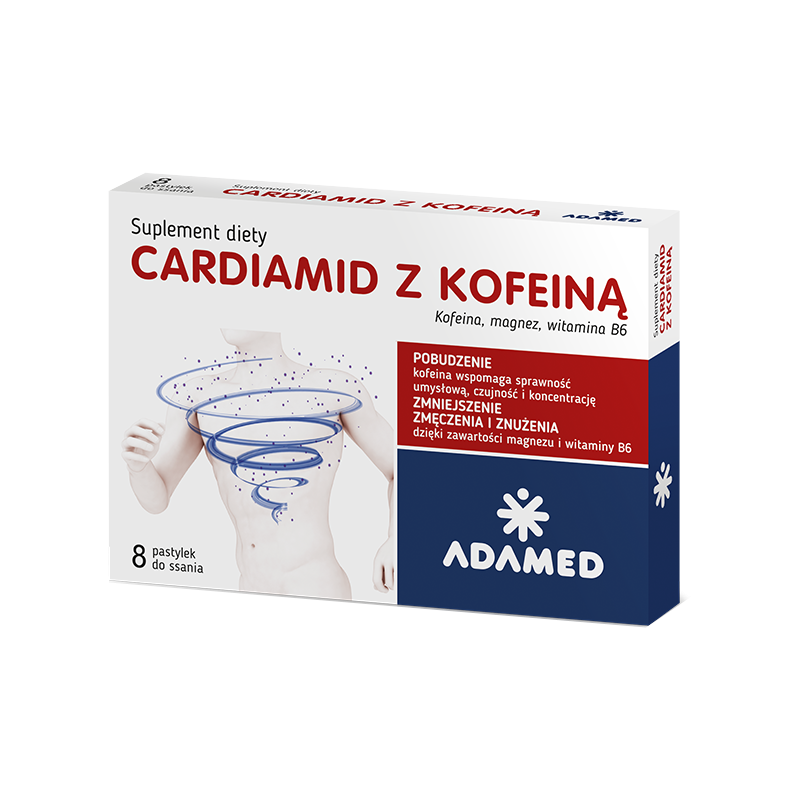 Cardiamid z kofeiną 8 tabletek