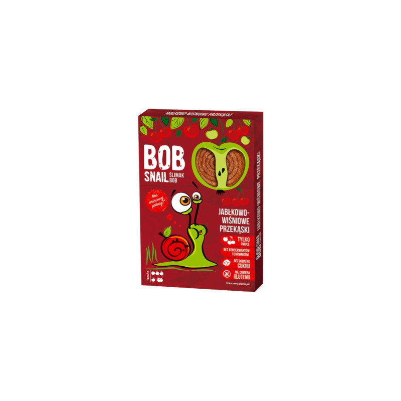 Bob Snail Przekąska jabłkowo-wiśniowa 60g