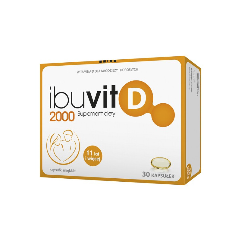 Ibuvit D 2000 30 kapsułek 31.01.2021r.