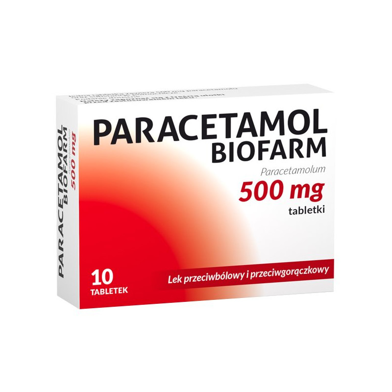 Paracetamol Biofarm 500mg 20 tabletek