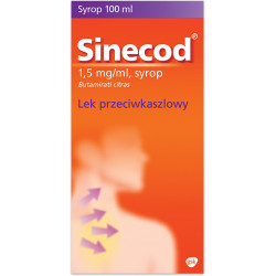 Sinecod 1.5mg/ml syrop 100 ml