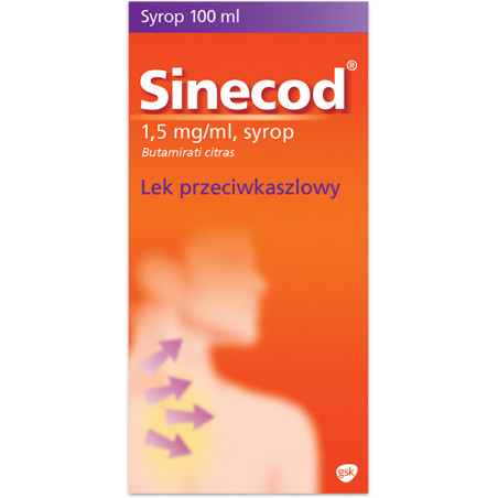 Sinecod 1.5mg/ml syrop 100ml