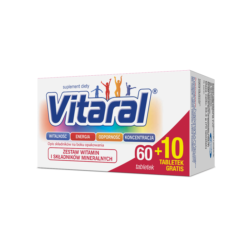 Vitaral 70 tabletek (60 + 10)