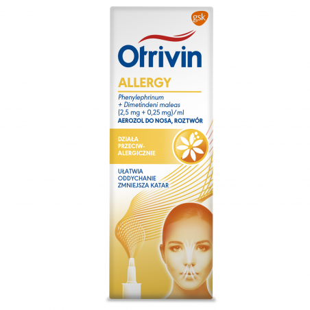 Otrivin Allergy aerozol do nosa (2,5mg+0,25mg) 15ml