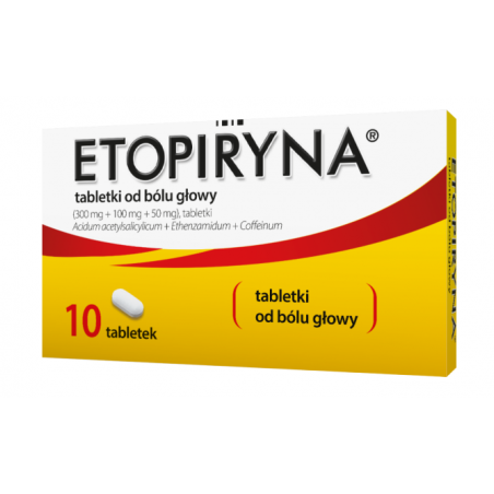 Etopiryna (300mg + 50mg + 100mg) x 10 tabletek